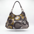 Cartera Coach Inlaid Patchwork Gris