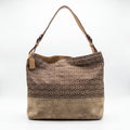 Cartera Coach Signature Gamuza Café