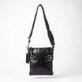 Cartera Coach Bandolera Cuero Negro