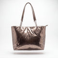 Cartera Michael Kors Tote Espejo Plata
