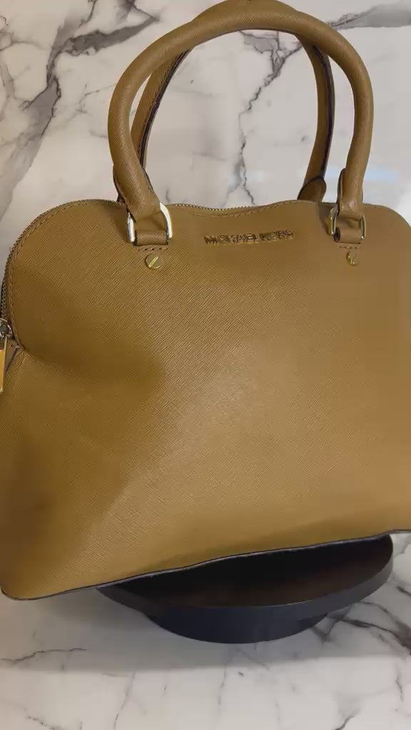 Cartera Michael Kors Saffiano Mostaza